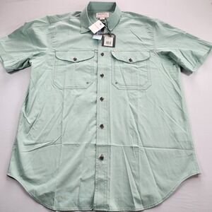 Filson Short Sleeve Button-Down Shirt Mint Green